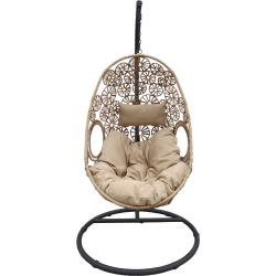 Hangstoel Flower zand